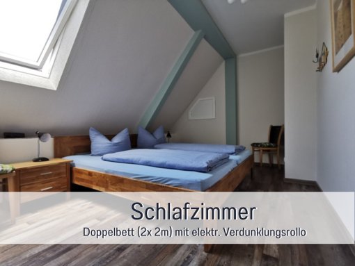 Schlafzimmer - Ferienwohnung Abfelblüte