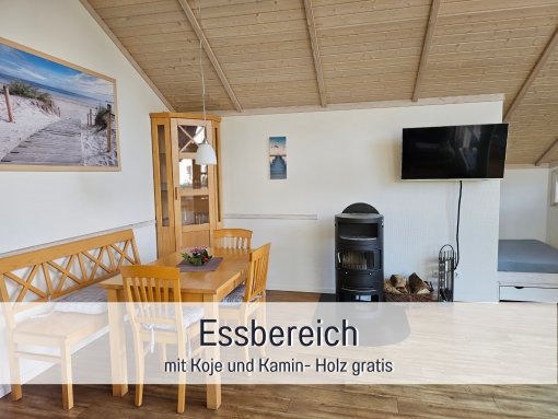 Kamin Ferienhaus Ahorn