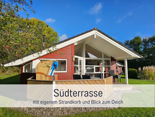 Terrasse Ferienhaus Linde