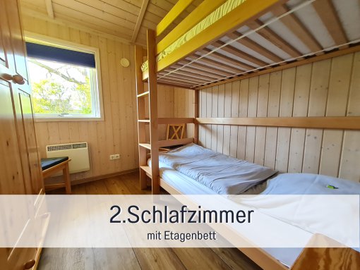 Kinderzimmer mit Etagenbett - Ferienhaus Buche