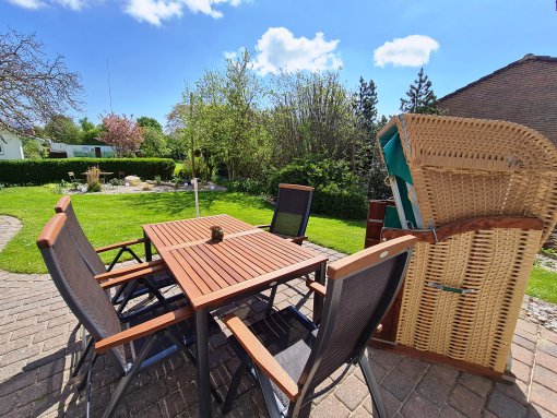 Terrasse- Ferienhaus Klatschmohn