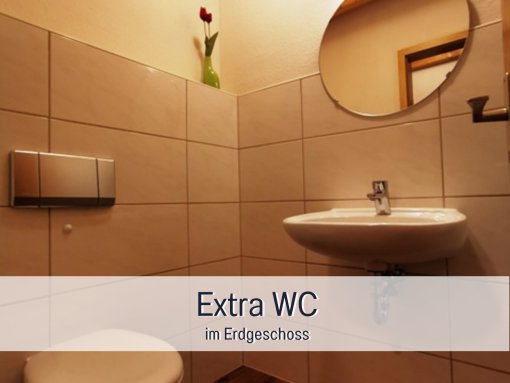extra WC - Ferienwohnung Tenne