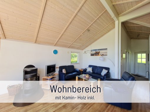 Wohn- und Eßbereich - Ferienhaus Buche