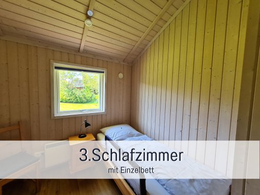 Kinderzimmer mit Einzelbett - Ferienhaus Buche