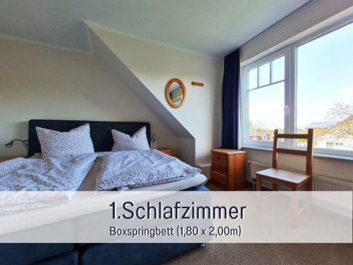Elternschlafzimmer - Ferienhaus Kornblume